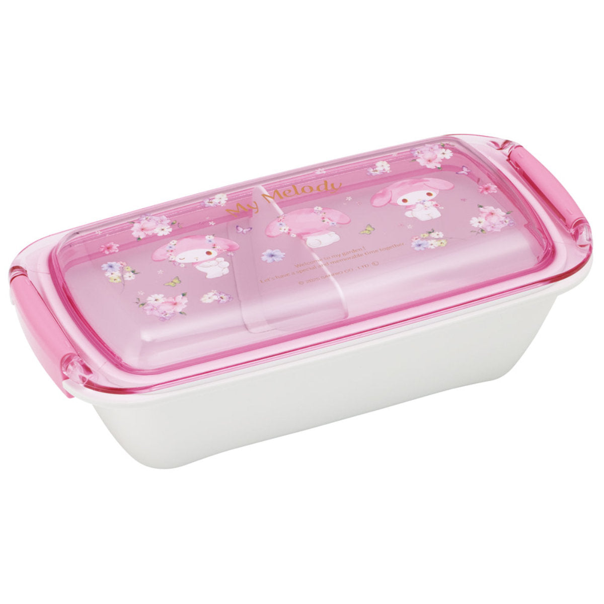 弁当箱 1段 530ml ふわっとタイトランチボックス マイメロパステル水彩