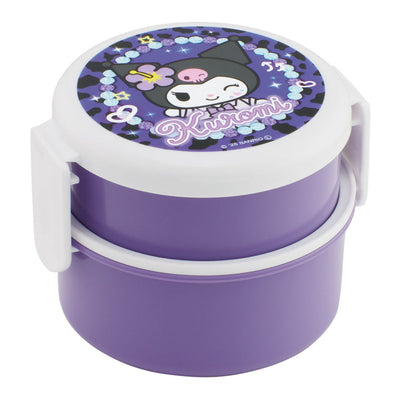 弁当箱 500ml 丸型ランチボックス2段 クロミ スクール