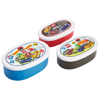 弁当箱 3個セット シール容器 トミカ26