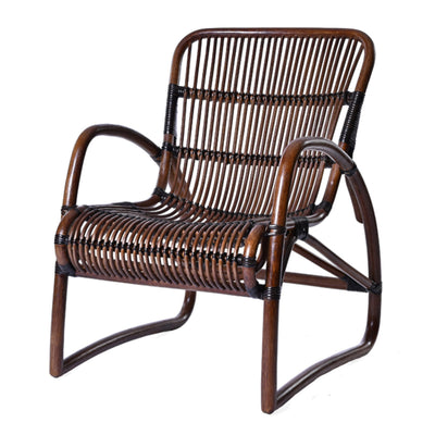 ラタン 高座椅子 座面高40cm 籐 天然素材 肘掛け付き WAHOO