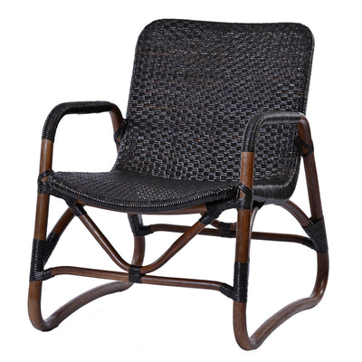 ラタン 高座椅子 座面高58cm 籐 天然素材 肘掛け付き WAHOO