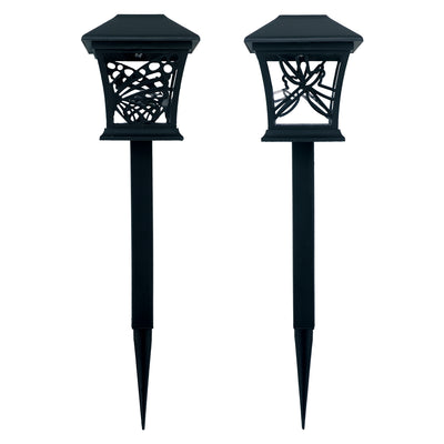 ソーラーライト ソーラーガーデンライト 和風 2本入り