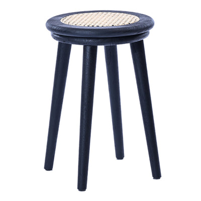 スツール ラタン 高さ44cm チーク 天然木