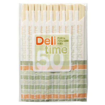 割り箸 デリタイム アスペン元禄箸 50膳入