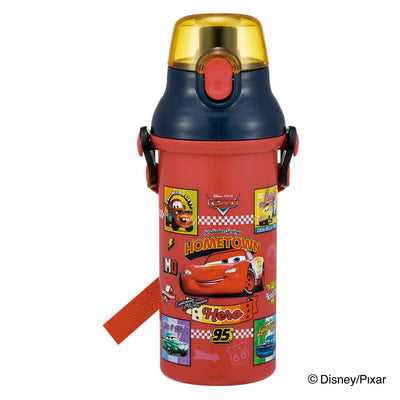 水筒 480ml 直飲プラワンタッチボトル カーズ26