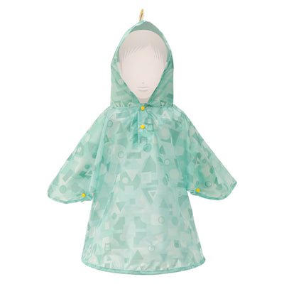 レインポンチョ 子ども 雨具 ポップアップ機能 コンパクト 収納