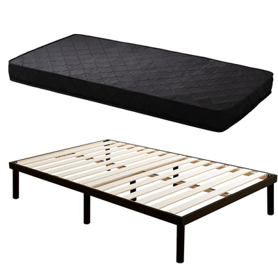 すのこベッド セミダブル ポケットコイル マットレス付き 北欧パイン 天然木 耐荷重200kg