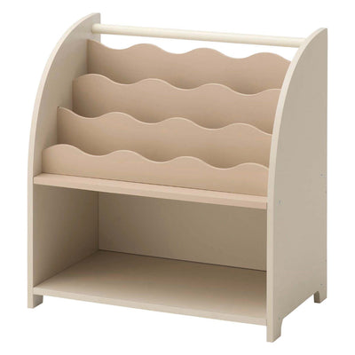 絵本ラック 幅62.5cm 子ども用本棚 ブックシェルフ