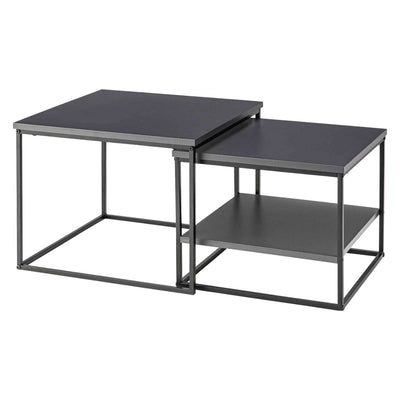 ネストテーブル 幅43cm 幅50cm 正方形 ローテーブル