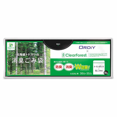 消臭 ゴミ袋 トイレポット用 30枚入り 0.02mm