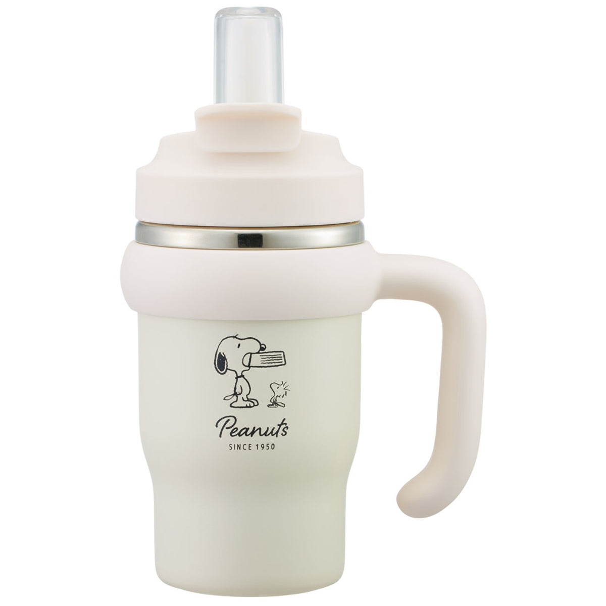水筒 570ml ハンドル付ストロータンブラー スヌーピー バッジ – ハウジー