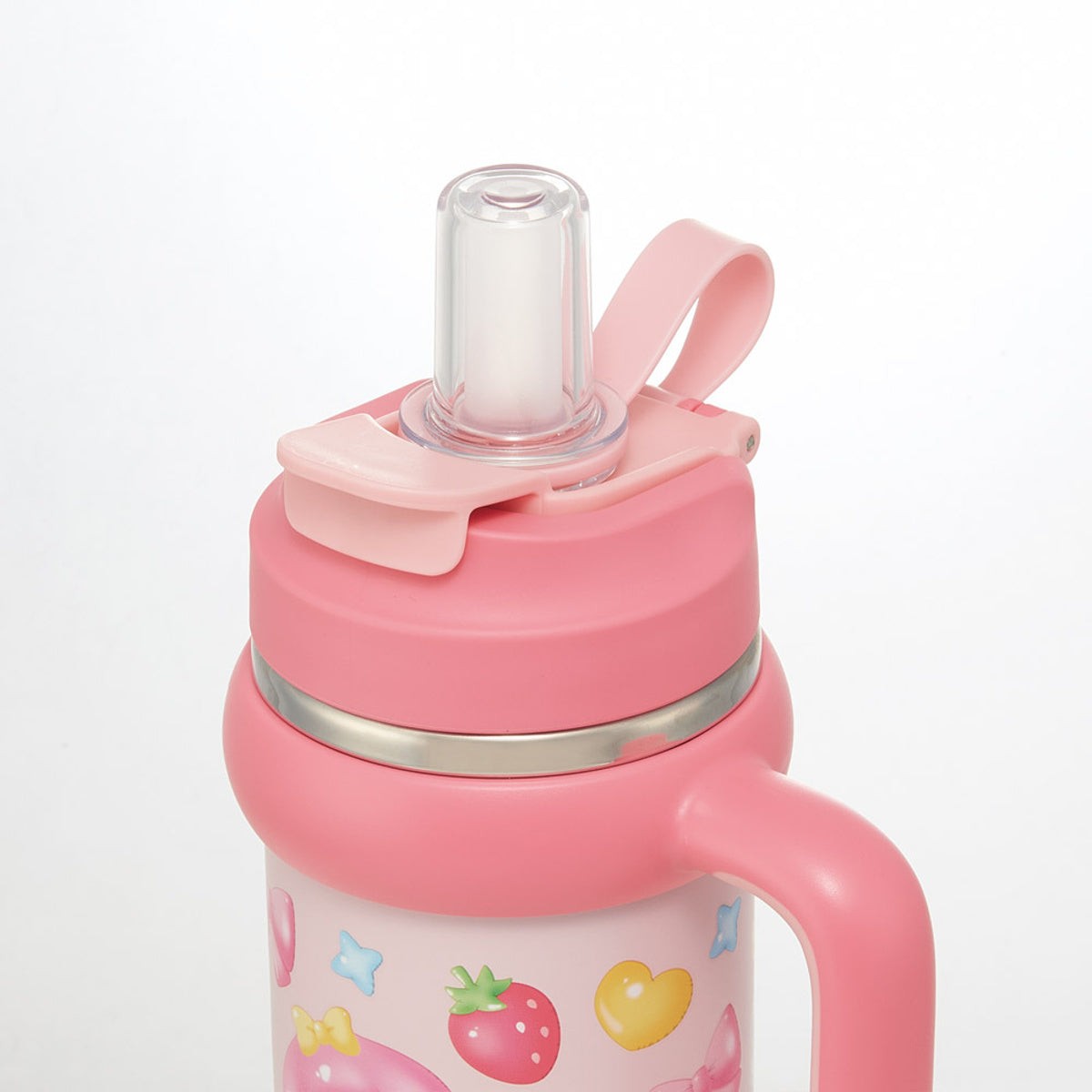 水筒 830ml ハンドル付ストロータンブラー マイメロぷっくりバルーン