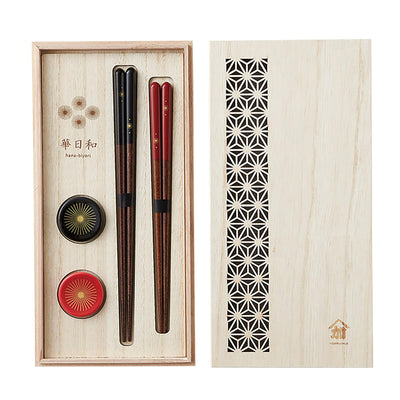 箸 木箱入ペア箸セット