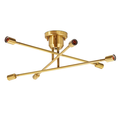 シーリングライト 6灯 LED対応 ブラス キムリック リモコン付き gram eight グラムエイト