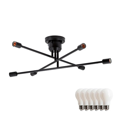 シーリングライト 6灯 LEDホワイト電球付き キムリック リモコン付き gram eight グラムエイト