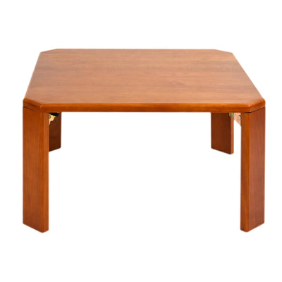 ローテーブル 幅53cm 正方形 折り畳み 天然木 座卓