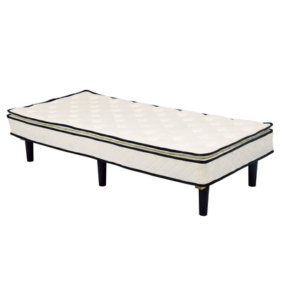 マットレス付きベッド セミダブル ポケットコイルマットレス 組立簡単