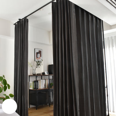 突っ張り カーテンポール 幅170～300cm L字コーナー 間仕切り 目隠し