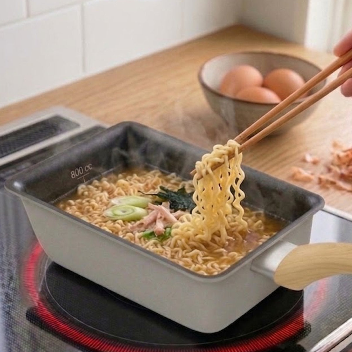 卵焼き器 13×18cm IH対応 フッ素加工 ラクミ 深い玉子焼器 – ハウジー