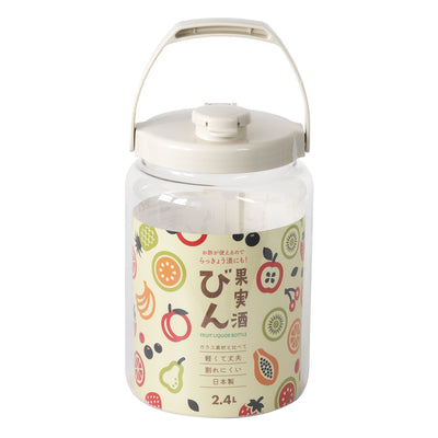 梅酒容器 保存容器 果実酒びん R型 2.4L