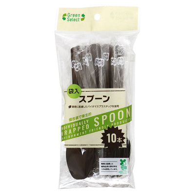 バイオマススプーン 10本 使い捨て