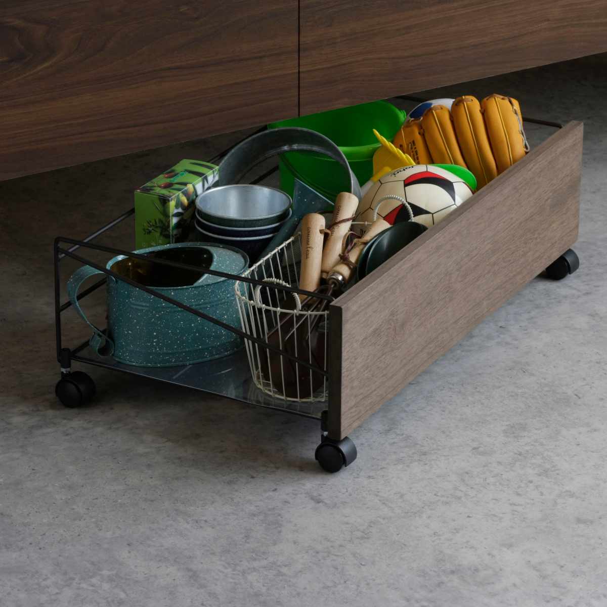 玄関収納 シューズボックス下 ワゴン 収納庫幅60cm 日本製 – ハウジー