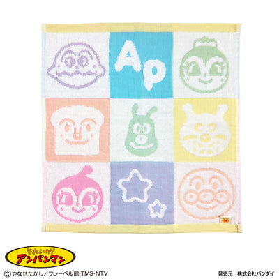 ハンドタオル 34×36cm ジャガードガーゼタオル アンパンマン