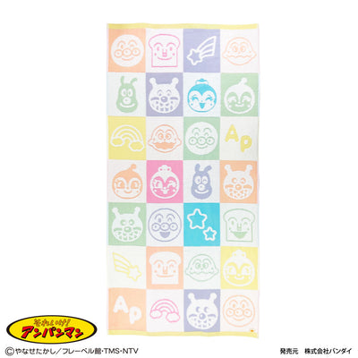 バスタオル 60×115cm ジャガードガーゼタオル アンパンマン