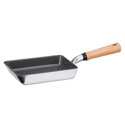 卵焼き器 13×19cm ガス火専用 セラミックコート センレンキャストグリーン 日本製