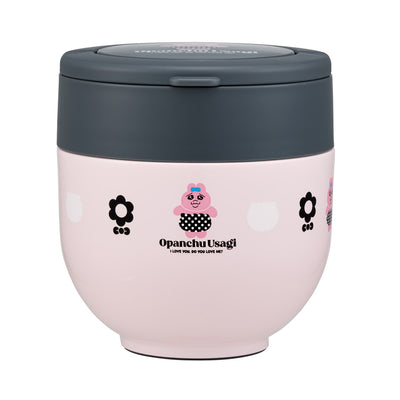 弁当箱 540ml 折りたたみハンドル付ジャー おぱんちゅうさぎ