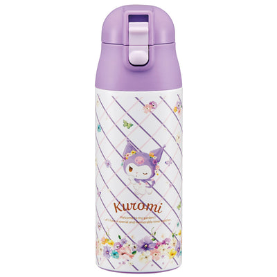 水筒 360ml 超軽量ワンプッシュステンマグ クロミ パステル水彩花柄