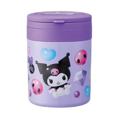 スープジャー 500ml 保温 保冷 ハンドル付き デリカポット クロミぷっくりバルーン