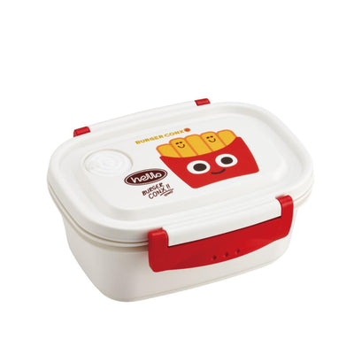 弁当箱 1段 430ml ラク軽弁当箱 S バーガーＨＥＬＬＯ