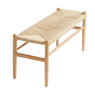 ダイニングベンチ 高さ44cm ペーパーコード 北欧風 ノルディック
