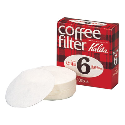 Kalita カリタ コーヒーフィルター 丸ロシ ＃6