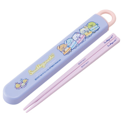 スライド式ハシ箱セット すみっコぐらし 夢みるしっぽず 箸箱セット