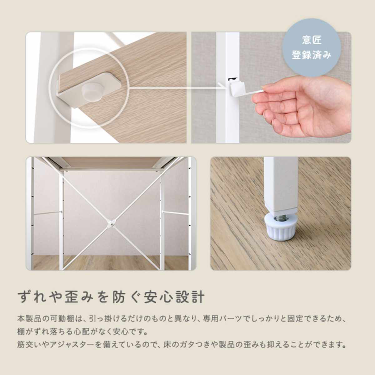 デスク 幅60cm ハイタイプ スライド棚 木目調 – ハウジー