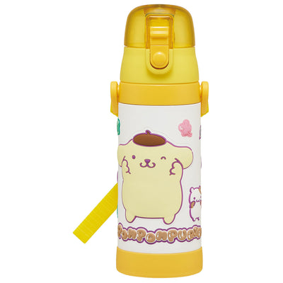 水筒 480ml 3Dロック付ダイレクトボトル ポムポムプリンマシュグミ