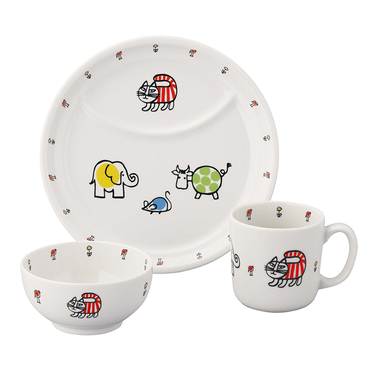 くーま❗️ かわいいパンダ　HERMES パスパス ベビー食器3点セット 楽天市場】エルメス アダダ セット 食器 お子様 034004P / Set of 3