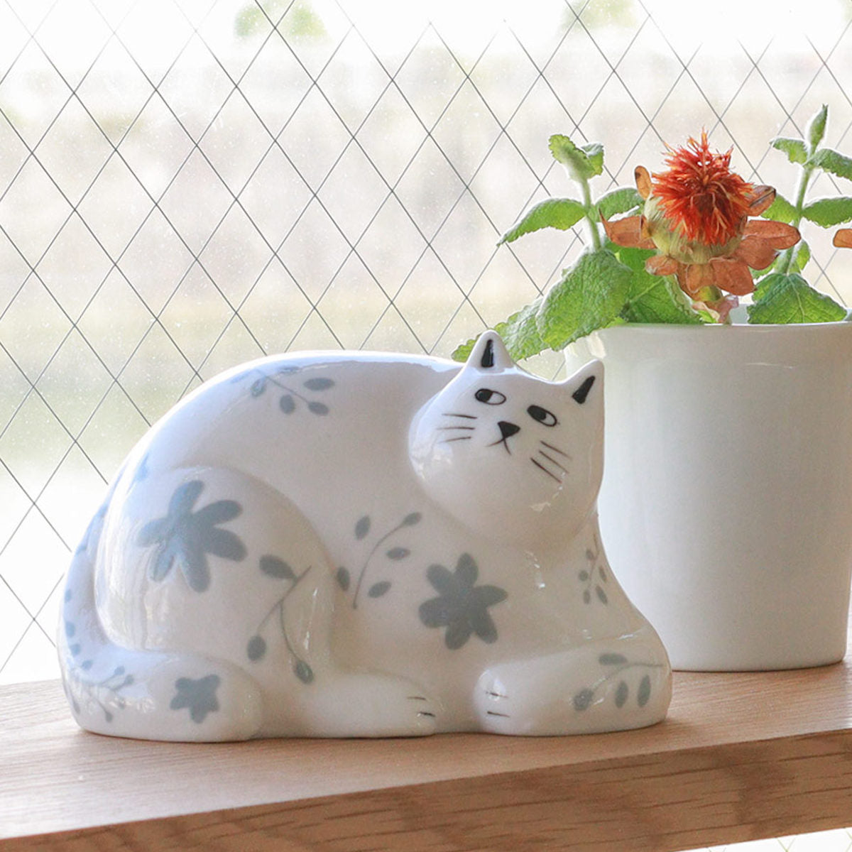 マネーバンク Zappyザッピー ねこ 貯金箱 磁器 – ハウジー