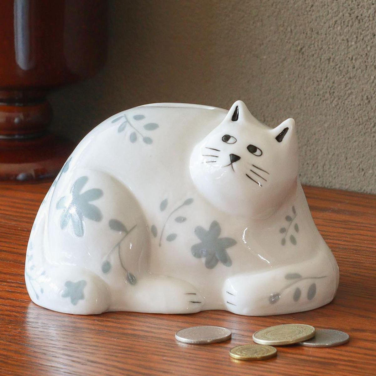 マネーバンク Zappyザッピー ねこ 貯金箱 磁器 – ハウジー