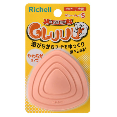 知遊玩具 犬用 グルー ペック パピー用 S ドッグフード入れ