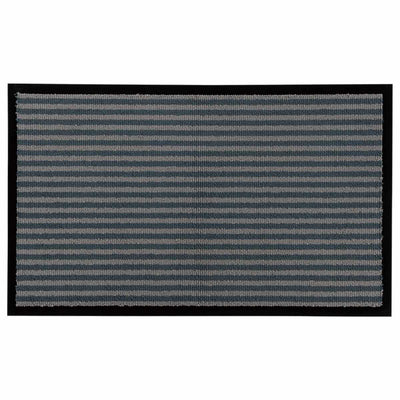 玄関マット 玄関吸水マット S ボーダー柄 45×75cm 厚み0.7cm