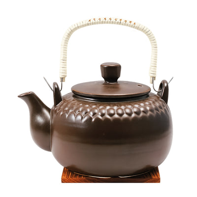 土瓶 栗茶亀甲耐熱土瓶1700cc