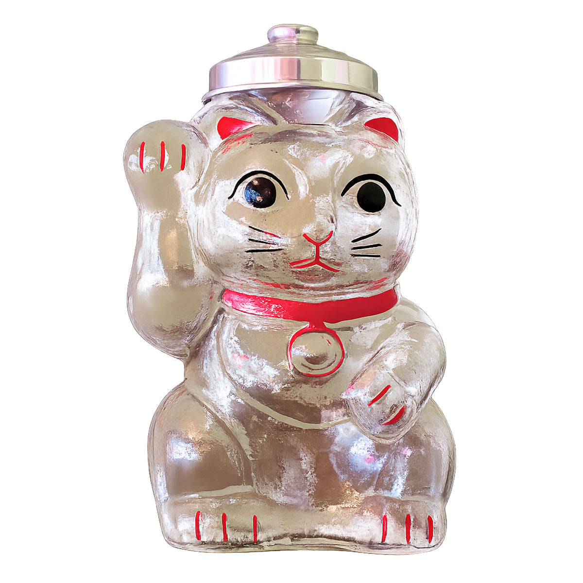 廣田硝子 保存容器 招き猫 菓子びん 大 – ハウジー