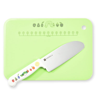 包丁 まな板 2点セット 子ども用 こども安全包丁 シートまな板 はらぺこあおむし