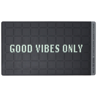 玄関マット 35×60cm ラバールミナスドアマット GOOD VIBES ONLY POST GENERAL