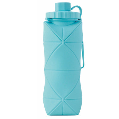 水筒 折りたたみシリコンボトル 600ml 冷凍可