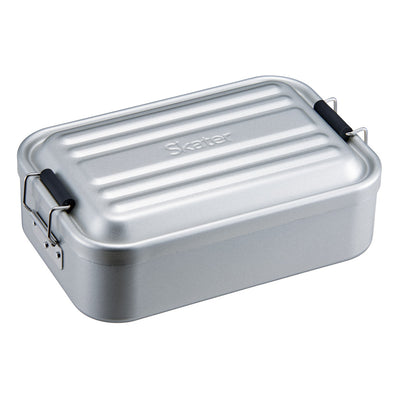 弁当箱 フッ素アルミランチボックス アッシュシルバー 1000ml
