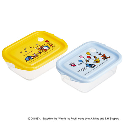 弁当箱 500ml シールボックスM 2個入 プー タロアウト 保存容器